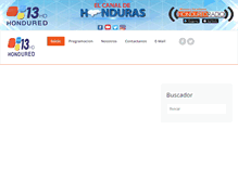 Tablet Screenshot of hondured.tv